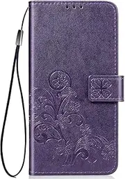 [YBROY] Case for Samsung Galaxy Z Fold5 5G, Magnetic Flip Leather Premium Wallet Phone Case, with Card Slot and Folding Stand, Case Cover for Samsung Galaxy Z Fold5 5G.(Purple)
