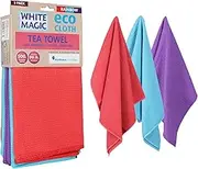 White Magic Tea Towel 3-Pack, Rainbow - Superior Absorbency, Versatile Multi-Purpose Use, Durable Construction, Stylish Designs, Quick-Drying & Lint-Free, Easy Care, Kitchen Essential, 70x50cm
