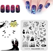 Nail Stamping Plate Christmas Halloween Nail Art Plates Image Transfer Template Manicure Stencils Printing DIY Tool (Halloween 013)