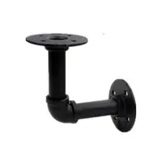 Iron Shelf Support Flange Industrial Pipe Bracket 7*7cm