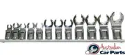 3/8"Drive 6 Pt. Flex Head Flare Nut 12 Piece Socket set 8-19mm T&E Tools CM620M