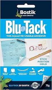 Bostik Blu Tack 75 g, 1 pack, Blue/Gray
