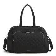 Vera Bradley Women's Performance Twill Grand Weekender Travel Bag True Black ...