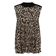 [sacai] Leopard Print x Knit Pullover