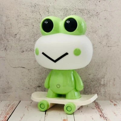 Jumbo Night Light Cute Green Frog Table Desk Lamps Kids Lamp Touch Sensor