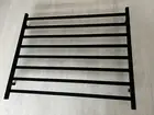 2023 New Matte Black NON Heated Towel Rail rack Square ladder 1200 mm wide 8bar