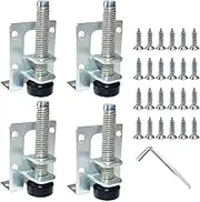 Adjustable Leg Leveler, Adjustable Screw Furniture Feet | Screw in Adjustable Leveling Feet for Table, Workbench, Shelving Units, Chairs, Sofa
