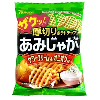 在飛比找PChome24h購物優惠-日本東鳩 網狀洋芋片(酸奶洋蔥味) 60g