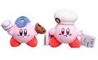 2Pcs 4" Cute Star Kirby Cook Hat Baseball Player Star Waddle Dee Doo Plush Doll
