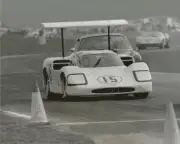 Vintage 8 X 10 1967 Daytona 24 Chaparral 2F Phil Hill