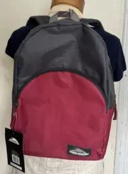 TRAILMAKER Jumpstreet Backpack City Work School Travel Bag Gray /Red