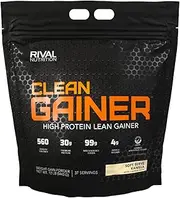 Rivalus Clean Gainer Protein Powder 12 lb, Smooth Vanilla,, Smooth Vanilla 5443 grams