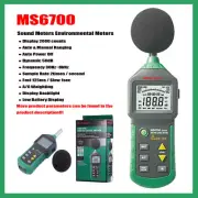 MASTECH MS6700 MS6701 MS6708 Digital Sound Level Meter Environmental Meters