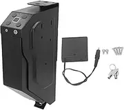 Security Safe Steel Portable Safe Box for Desk Bed Side with Fingerprint Pin Code Key Access Biometric Slider for Nightstand, Desk, Bed Side,Truck