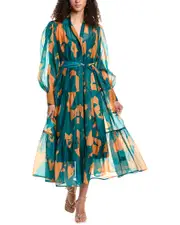 Beulah Tiered Maxi Shirtdress