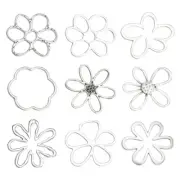 Handmade Hollow Flower Beads Jewelry Making Flower Bead Dangle Pendants