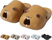 [Jfxgjuv] Groundhog Slippers Groundhog Slides for Women Men Pillow Sandals Cloud Slides Non Slip Quick Dry Beach Pool Shower Shoes