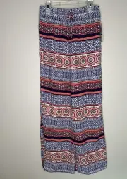 Sequin Hearts Girls Casual Wide Leg Pants Size LARGE (junior Small) Boho,comfort