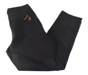 Bass Outdoor Mens Pants XXL New B-flex Black Flat Front Khaki Casual
