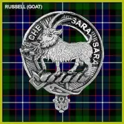 Russell (Goat) Scottish Clan Badge ~Sterling silver only