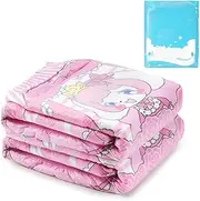 Littleforbig Adjustable Hook-and-Loop Fastener Closure Adult Printed Cloth Back Diaper 2 Pieces - Little Beauty