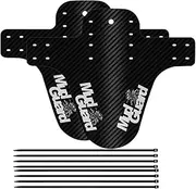 1 Pair Bike Fender MTB Mountain Bike Mud Guard Bicycle Fenders Front + Rear Compatible for 26",27.5",29" Plus Size and Fat Bicycle Dirt Guard