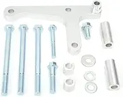 Truck Alternator Bracket Kit Low Mount CNC Accessory Fits for LSX LS1 LS2 LS3 Made of High Quality CNC Material Durable and Long Time to Use Professional Manufacturing Ensures