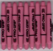 1.75in. 2ba Pink TARGET Pro Grip Dart Shafts & Springs: 1 set of 3