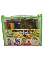 STENZTIME Ultimate Stencil Set Large 70 Piece Stencil Drawing Kit. New