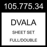 IKEA DVALA Sheet Set Gray-green Full/Double 105.775.34