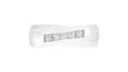 Mirage Miracle Channel Men's Ring with 0.10ct of Diamonds in Sterling Silver