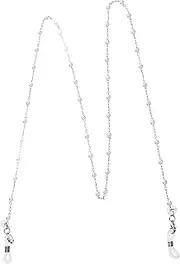 [GAROZATION] Wireless Earphone Chain Eyeglass Pearl Beaded Hanging Strap Glasses Chain