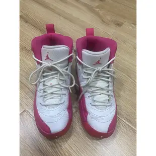 NIKE  Jordan  喬丹(限量）白粉 12代 女鞋