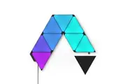 Nanoleaf Shapes Ultra Black Triangles 9 Panels Starter Kit Wall Smart Light