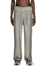 [Diesel] Diesel - Fluid crinkled track pants - Pants - Unisex - Grey L Grey
