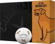 Chrome Tour Golden Retriever Golf Balls, Brand New 1 Dozen, LET THE BIG DOG EAT