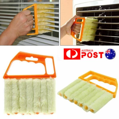 Blind Cleaner Microfibre Brush Venetian Window Air Conditioner Duster Dirt Clean