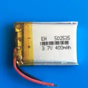 3.7V 400mAh 502535 Lipo Li Polymer Rechargeable Battery For MP3 GPS Smart Watch