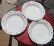 Corelle Livingware Provincial Blue 15 Ounce Rimmed Soup/Salad Bowls 3PACK