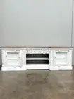 Solid Timber Antique TV Stand Entertainment Unit Statement Piece Indian