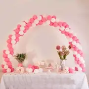White Balloon Arch STAND Kits 12 ft Birthday Party Wedding Decorations Supplies