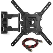 Full Motion TV Wall Mount Monitor Bracket for 32-52 Inch LED, LCD and Plasma ...