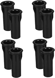 8pcs Inverter Tube Speaker Enhancement Port Portable Speaker Port Sound Guide Tube Air Outlet Subwoofer Bass Enhancement Bass Reflex Subwoofer Black Plastic