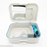 NEW Denture Dental Orthodontic Mouthguard Retainer Case Box with Mirror Brush