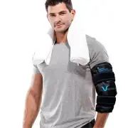 Elbow Brace Ice Pack for Tennis Elbow Pain Relief, Reusable XL Gel Ice Pack Wrap