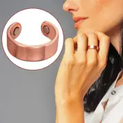 1 Pure Copper Magnetic Healing Ring Arthritis Pain Relief Adjust Size Men Women