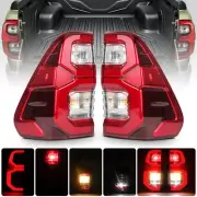 Pair Tail Light Lamp LED For Toyota Hilux Rogue SR5 Ute 2020 2021 2022 2023 4WD