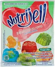 Nutrijell Jelly Powder - Guava, 15 Gram (12 sachets)