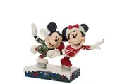 Minnie & Mickey Ice Skating 12.5cm