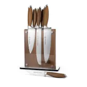 Schmidt Brothers Cutlery Bonded Ash 7-Pc. Knife Block Set